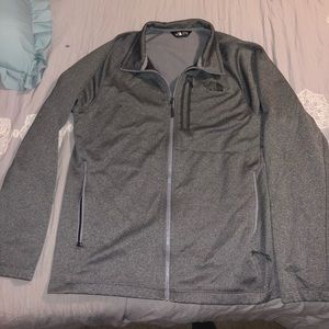 Grey north face jacket